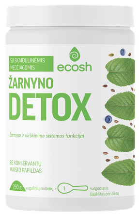 ECOSH žarnyno Detox  milteliai, 260 g