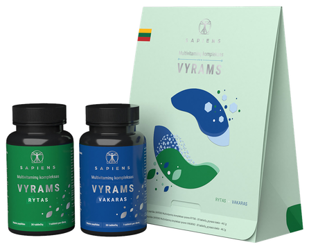 SAPIENS Multivitaminų Kompleksas Vyrams  tabletės, 60 vnt.