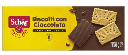 SCHAR Biscotti be glitimo sausainiai, 150 g