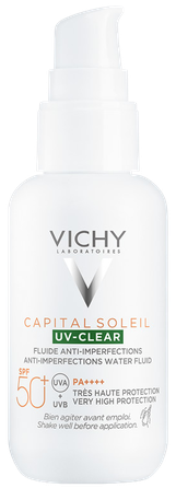 VICHY Capital Soleil UV-Clear SPF 50+ skystis, 40 ml