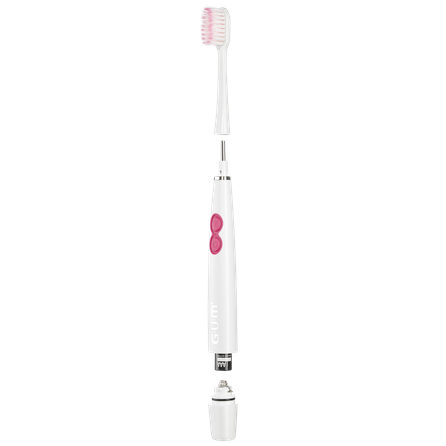 GUM Sonic Sensitive Power ypatingai minkštas elektrinis dantų šepetėlis, 1 vnt.