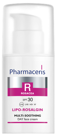 PHARMACERIS R SPF 30 Lipo-Rosalgin veido kremas, 30 ml