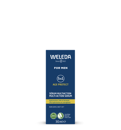 WELEDA For Men 5in1 Age Protect serumas, 30 ml