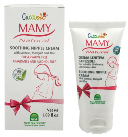 NATURA HOUSE Cucciolo Mamy Soothing Moisturizing spenelių kremas, 50 ml