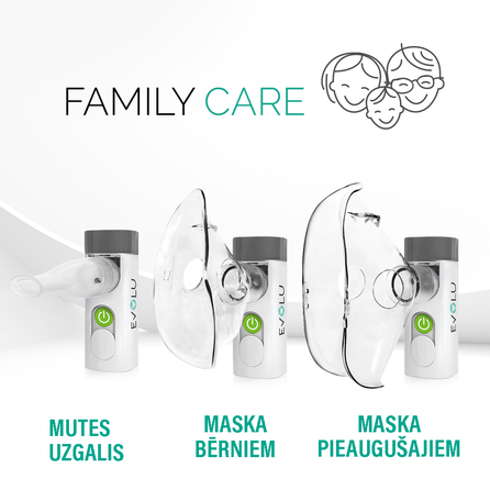 EVOLU  nano AIR nešiojamas inhaliatorius, 1 vnt.