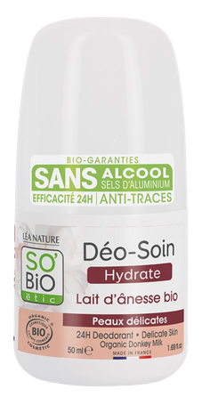 SO BIO ETIC 24H Su Asilo Pienu dezodorantas, 50 ml