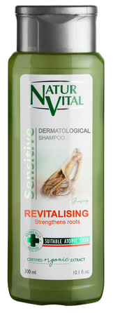 NATUR VITAL Sensitive Ginseng šampūnas, 300 ml