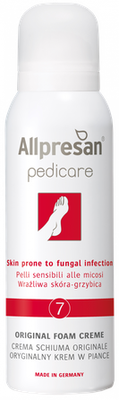 ALLPRESAN 7  į grybelinę infekciją linkusiai odai  putos-kremas, 125 ml