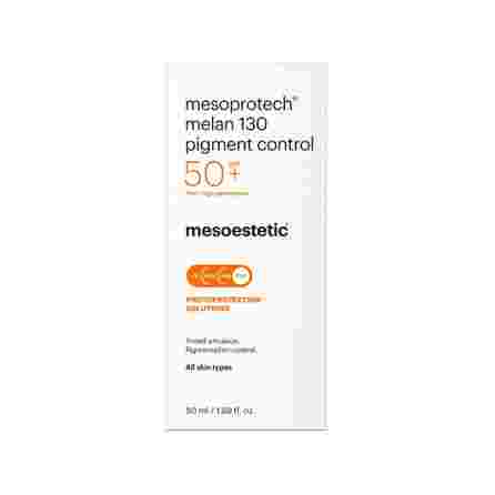 MESOESTETIC Mesoprotech Melan 130 Pigment Control apsauginis kremas nuo saulės, 50 ml