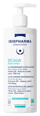 ISISPHARMA Secelia Ultra-Comfort maitinamasis kūno losjonas, 400 ml