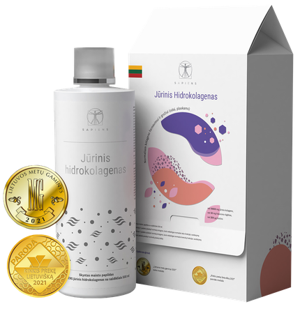 SAPIENS Jūrinis Hidrokolagenas skystis, 500 ml
