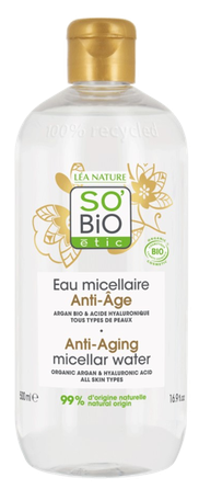 SO BIO ETIC su argano aliejumi ir hialurono rūgštimi  micelinis vanduo, 500 ml