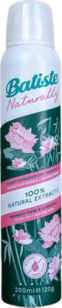 BATISTE Extra Lift Bamboo Fiber & Gardenia Naturally sausas šampūnas, 200 ml