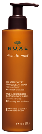 NUXE Reve de Miel Face Cleansing and Make-Up Removing gelis, 200 ml