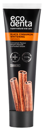 ECODENTA juoda cinamono skonio  dantų pasta, 100 ml