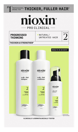 NIOXIN System 2 Kit Progressed Thinning rinkinys, 1 vnt.