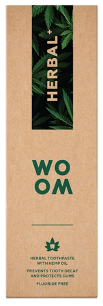 WOOM Herbal+ dantų pasta, 75 ml