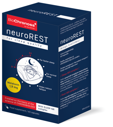 BIOCHRONOSS NeuroREST kapsulės, 60 vnt.