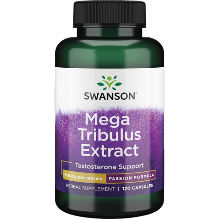 SWANSON Tribulus Ekstraktas 2000, reprodukcinės funkcijos palaikymui, kapsulės, 120 vnt.
