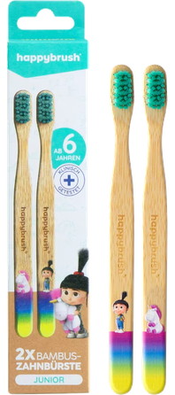 HAPPYBRUSH Double Pack dantų šepetėlis, 2 vnt.