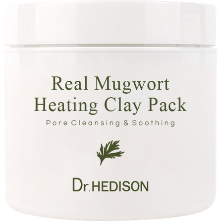 DR.HEDISON Real Mugwort Heating Clay veido kaukė, 265 ml