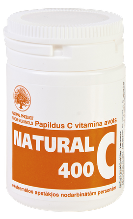 SILVANOLS Natural C kapsulės, 30 vnt.