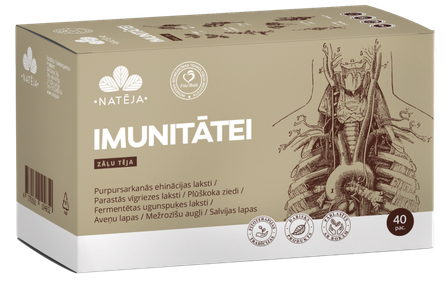 NATĒJA arbatos maišeliai, 20 vnt.