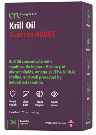 LYL Krill Oil Superba BOOST, kapsulės, 30 vnt.