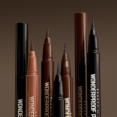 BOM Wonderproof Pen 01 Wonder Black akių pieštukas, 0.5 g