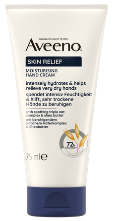 AVEENO Skin Relief Moisturising rankų kremas, 75 ml
