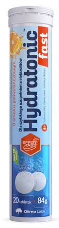 OLIMP LABS  Hydratonic Fast  šnypščiosios tabletės, 20 vnt.