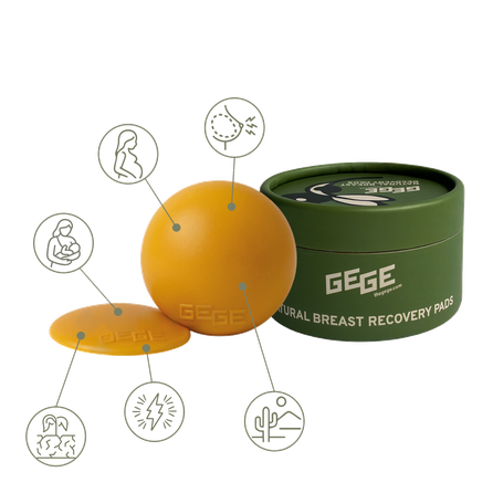 GEGE su bičių vašku natūralūs diskai krūtų atstatymui, 2 vnt.