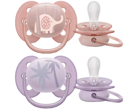 PHILIPS Avent Ultra Soft 0-6 m čiulptukas, 2 vnt.