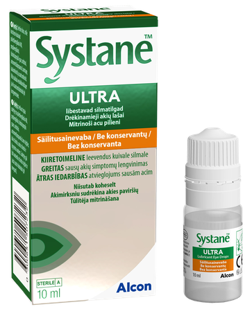 SYSTANE  drėkinamieji akių lašai, 10 ml