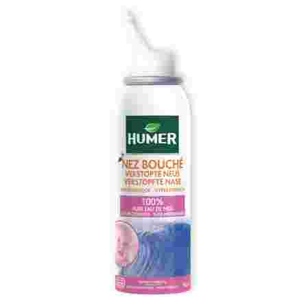 HUMER  hipertoninis jūros vanduo užsikimšusiai nosiai, nuo 3 mėn., nosies purškalas, 50 ml