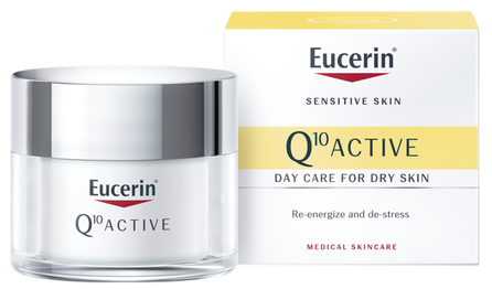 EUCERIN Q10 Active nuo raukšlių dieninis veido kremas, 50 ml