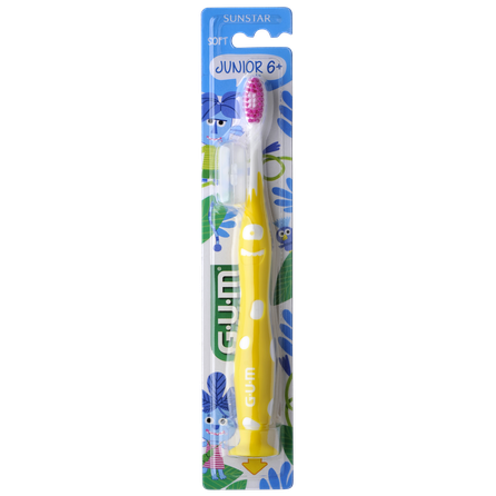 GUM Junior 6+ dantų šepetėlis, 1 vnt.