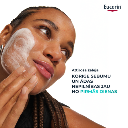 EUCERIN DermoPure Clinical Gentle valomasis gelis, 400 ml