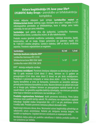 LYL BIOTIC Drops lašai, 10 ml