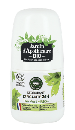 JARDIN D'APOTHICAIRE su žaliąja arbata 24 HOUR rutulinis dezodorantas, 50 ml