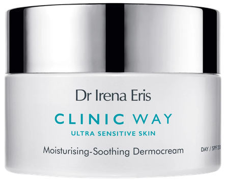 CLINIC WAY  Moisturizing-Soothing SPF 20 dieninis veido kremas, 50 ml