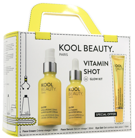 KOOL BEAUTY Vitamin Shot Glow rinkinys, 1 vnt.