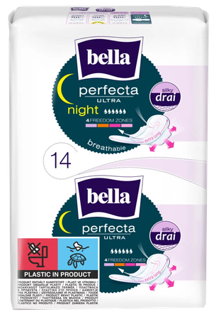 BELLA Perfecta Ultra Night higieniniai paketai, 14 vnt.