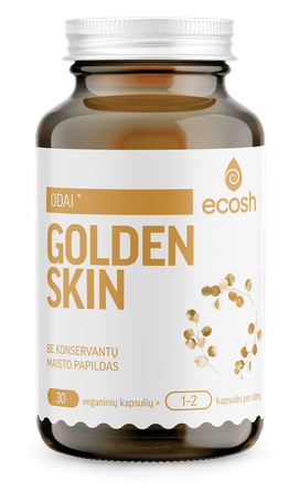 ECOSH Golden Skin kapsulės, 30 vnt.