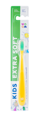 WOOM Kids Extra Soft dantų šepetėlis, 1 vnt.