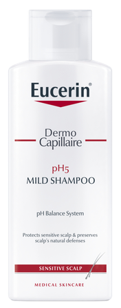 EUCERIN DermoCapillaire pH5 jautriai galvos odai šampūnas, 250 ml