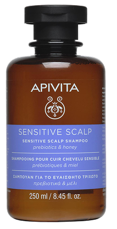 APIVITA Prebiotics & Honey šampūnas, 250 ml