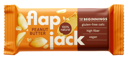 THE BEGINNINGS FlapJack žemės riešutų sviesto skonio batonėlis, 60 g