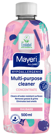 MAYERI Rhybarb universalus hipoalerginis  valiklis, 500 ml