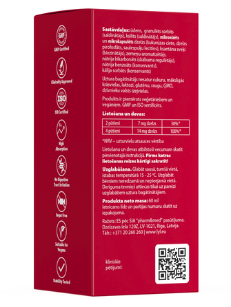 LYL F26 SPRAY iron boost purškalas, 60 ml